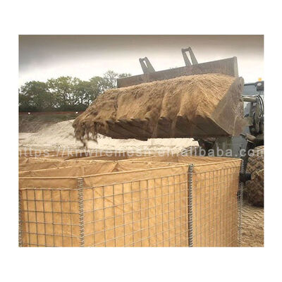 As forças armadas padrão galvanizaram a parede cheia de barreiras KN-3 areia defensiva de dobramento para a proteção contra a bomba