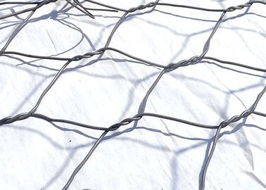 Gaiolas sextavadas da pedra de Gabion, calibre de fio da parede de retenção 2.7-4.0mm da malha da rocha