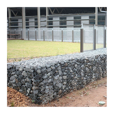 Caixa de gavião galvanizado hexagonal 4*1*1m Proteção contra inclinações Gavião 2*1*0.3m colchão