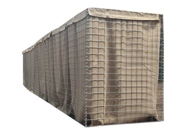 Barreira profissional de Hesco da parede da areia diâmetro de fio de 3 - 5 milímetros para a proteção militar