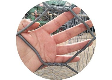 Tipo rede galvanizada do Weave de Gabion, rede de arame sextavada galvanizada Gabions