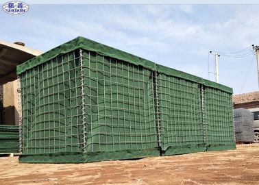 Baixas barreiras galvanizadas da inundação de Hesco do fio do carbono Q195 para uniformes militares