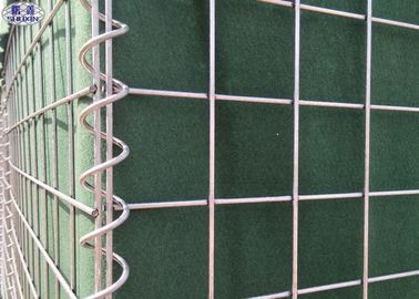 Barreiras militares galvanizadas de Hesco da cor verde para o controlo de cheias de emergência
