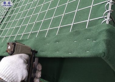 As barreiras militares galvanizadas de Hesco do solo de aço da areia, engrenam 3