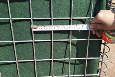 Barreiras enchidas areia galvanizadas personalizadas do bastião de Hesco para a proteção de segurança
