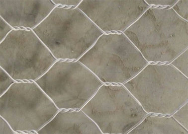 Parede tecida sextavada da caixa da malha de Gabion do projeto macio para o fechamento do reservatório