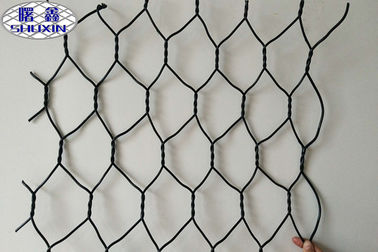 A gaiola da pedra de Gabion para o projeto do controle da erosão teceu a rede de arame de Gabion