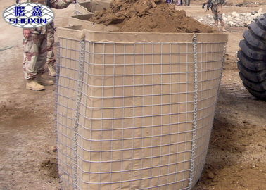 barreiras soldadas de 3x 3 Mesh Square Hole Military Hesco