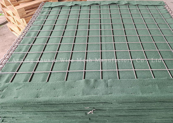 Galfan militar soldou a parede de retenção de Mesh Hesco Gabion For Army