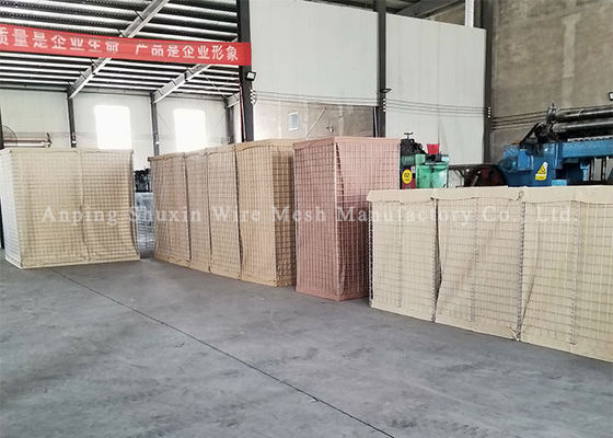 Barreira defensiva de solda galvanizada de Hesco da anti corrosão