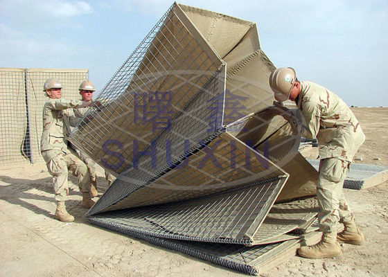 GV mil. 2 Hesco profundamente soldado Gabion para a escala de tiro