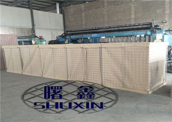 Mil. 9 galvanizou o geotêxtil militar da parede 300gsm de Hesco da areia
