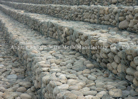 Mesh Metals Gabion Baskets fino sextavado padrão