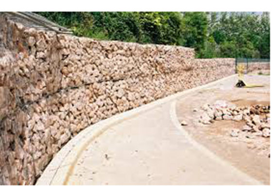 O Pvc do hexágono revestiu cestas de aço inoxidável de Gabion para impedir