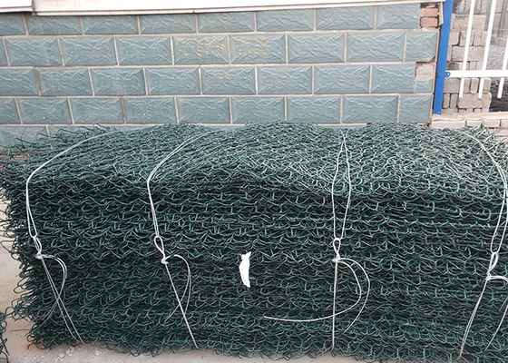 O hexágono de Galfan da prova da oxidação galvanizou a cesta de Gabion para a proteção da paredão