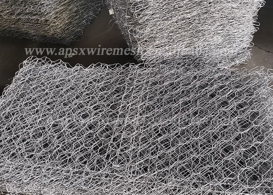 Fio revestido Pvc sextavado resistente Mesh For Retaining de 3.0MM Gabion