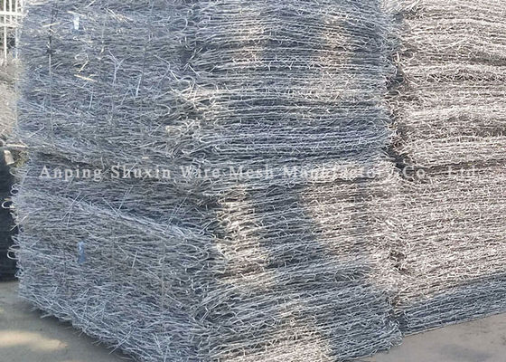 Resistência de oxidação galvanizada/gaiolas da parede tubulação 2.0mm Gabion do Pvc