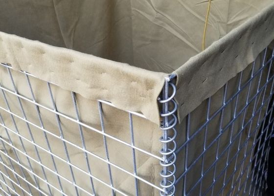 barreiras pesadas da inundação de Hesco do zinco de mil. 10 da altura de 2.21m 76.2x76.2mm