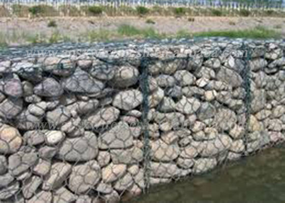 Do hexágono impedimento torcido dobro de Gabion do soldado pesadamente da quebra da rocha