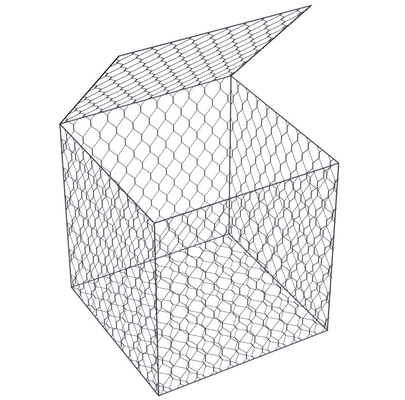 4.0mm Gabion galvanizado fio encaixota as gaiolas enchidas de pedra para o treinamento do rio
