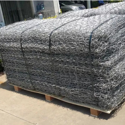 Rede de arame sextavada pequena das cestas 80x100mm de Gabion do Ce da caixa da parede de retenção